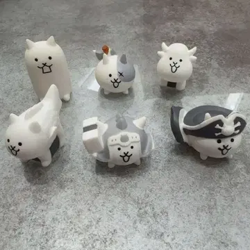 냥코 대전쟁 키즈 피규어 손가락 인형 6체 세트