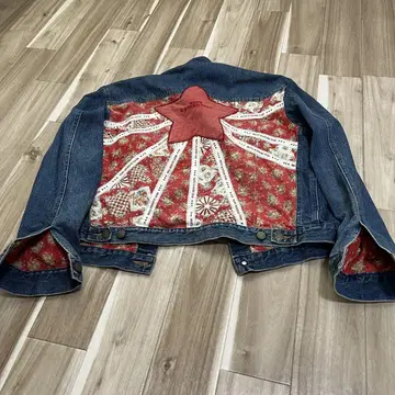 남성용 카네코 이사오 꽃무늬 패치워크 G