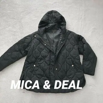 MICA & DEAL 블랙 퀼팅 자켓 프리 사이즈