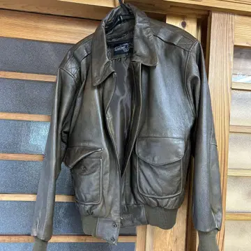 Leather Gallery 브라운 가죽 자켓 S