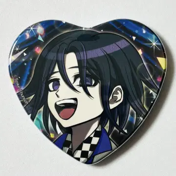 단간론파 대동창회 드레스업 하트형 캔뱃지 오마 코키치