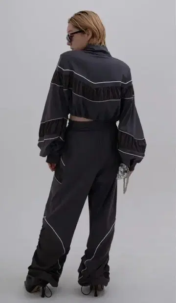 neith. Blocking Track Pants 그레이 저지