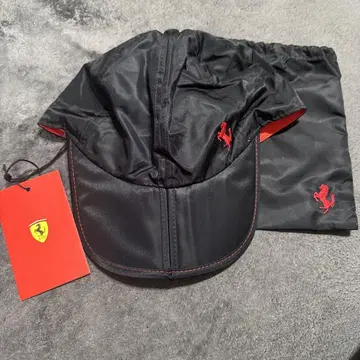Ferrari 캡 블랙/수납 봉투 포함