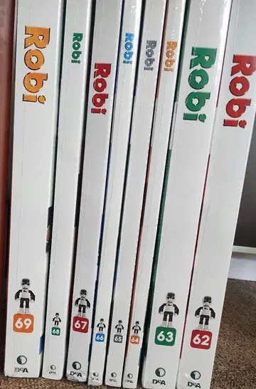 Robi 로봇 모형 62-69권 세트