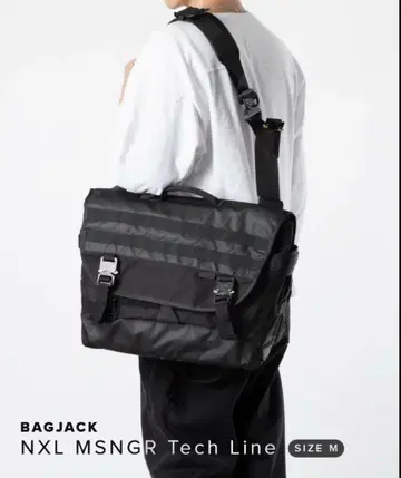 bagjack NXL Messenger M Tech Line Black
