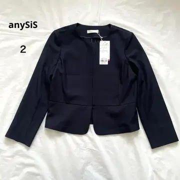 anySIS 스마트 뷰티 스트레치 페플럼 숏 자켓 미사용