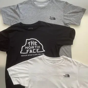 THE NORTH FACE 티셔츠 3종 세트
