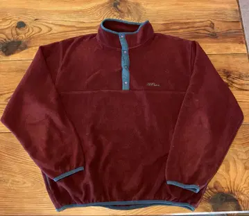 L.L.Bean 버건디 플리스 자켓