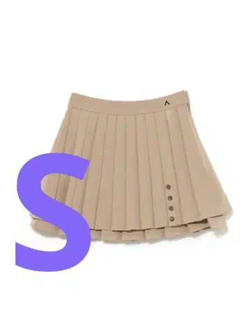 Dida 플리츠 플레어 스커트 베이지 (S)