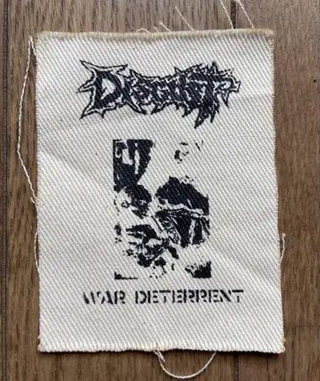 DISGUST 천 패치 크러스트코어 하드코어 펑크