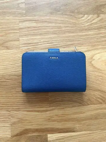 FURLA 접이식 지갑 파랑