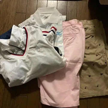 남성용 골프 웨어 일괄 캘러웨이 FILA mizuno gu 등