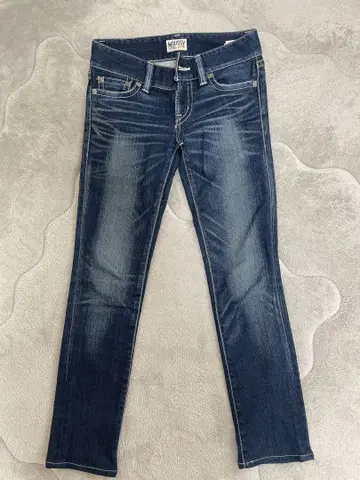 moussy 스키니 데님 다크 블루