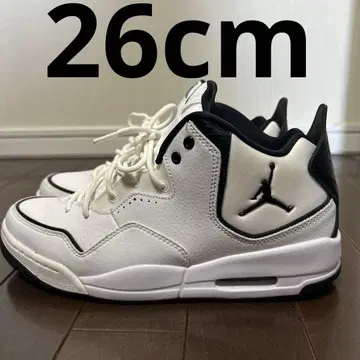 Jordan 코트사이드23 하이컷 스니커즈 화이트/블랙 26cm