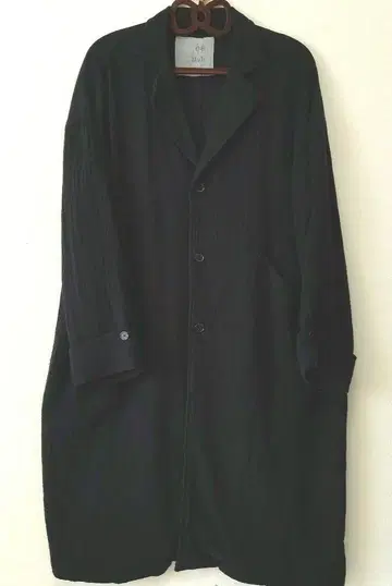 08mab 롱 코트 블랙