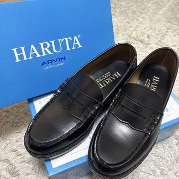 하루타 HARUTA ARVIN 6550 로퍼 블랙 24.5 EEE