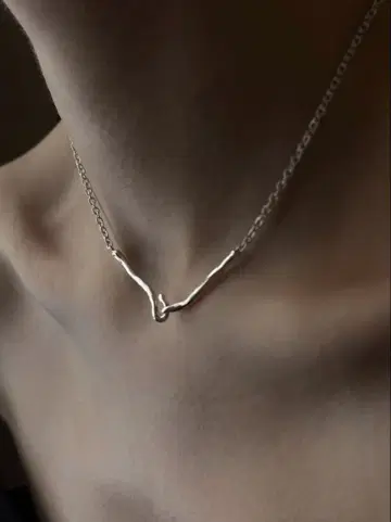 GAGAN jwdiye 싱글 실버 목걸이 54cm
