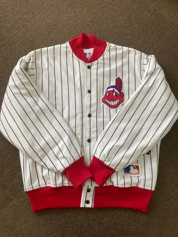 인디언스 70's 바시티 자켓 스타디움 점퍼 빈티지 L