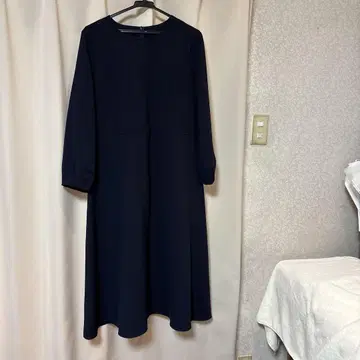 UNTITLED 원피스 다크 네이비 LL 톨 사이즈 미사용, 택 포함
