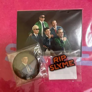 RIP SLYME 복권 브로마이드 PES 캔뱃지