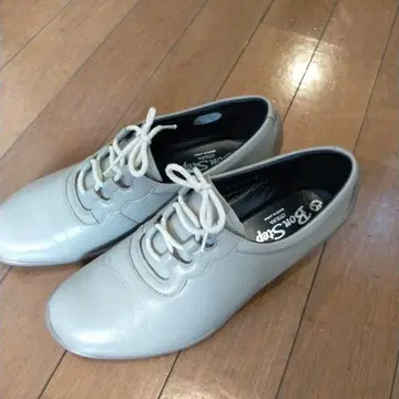 천연 가죽 여성용 캐주얼 슈즈 23cm
