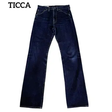 TiCCA 스트레이트 데님 Manhattan 인디고 청바지
