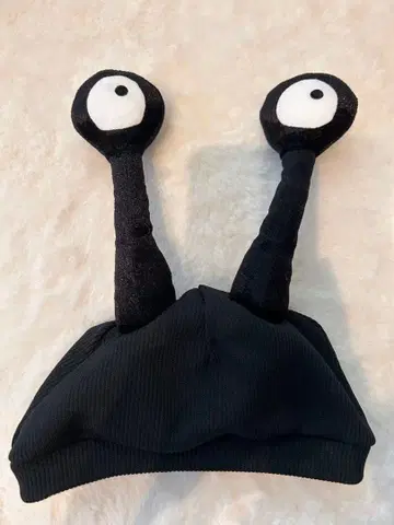 IKEA 키즈 촉각 달린 블랙 모자 할로윈