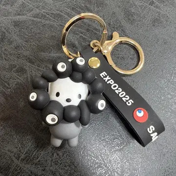 [ 간사이 박람회장 한정판 ] 블랙 미야쿠미야쿠 변신 키링 포차코