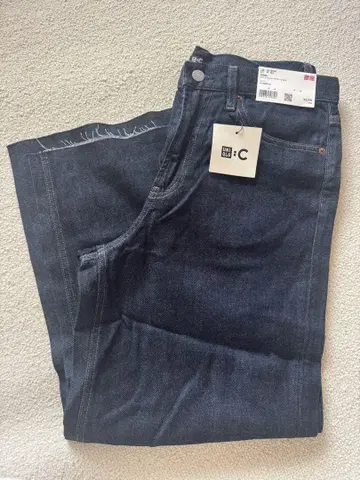 [ 새상품 ] UNIQLO 와이드 스트레이트 청바지 27
