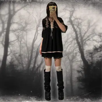 00s coquette 다크코어 다크코켓 페어리 그런지