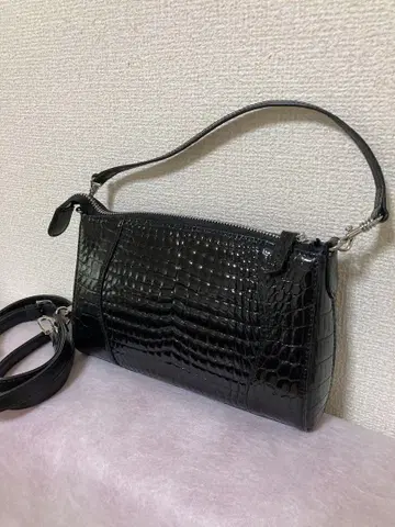 크로커다일 미니 핸드백 미니백 3way 사선 크로스백