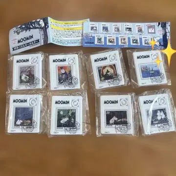 MOOMIN 캡슐 토이 8개 세트