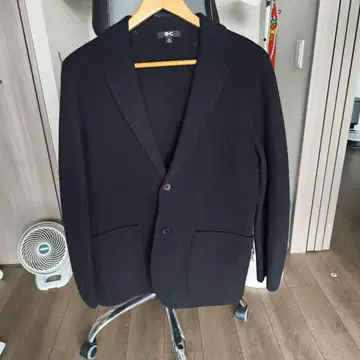 UNIQLO C 니트 자켓 BLACK 블랙 M 테일러드