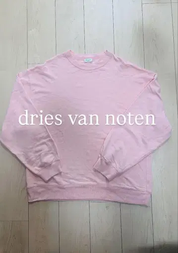 DRIES VAN NOTEN 핑크 맨투맨 M