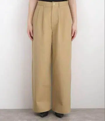 YLEVE finx cotton chino 와이드 트라우저 0