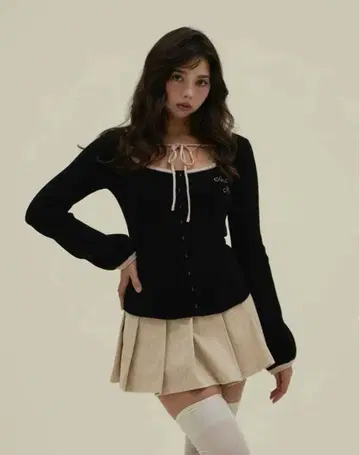 andmary Sonique knit tops black