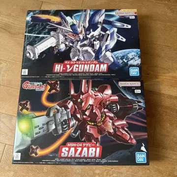 RX-93 V2 Hi Gundam & MSN-04 Sazabi 세트