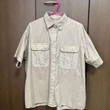 가먼트 다이 사파리 셔츠