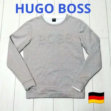 가격 인하 [컨디션 최상] HUGO BOSS 맨투맨 빅 로고 속기모
