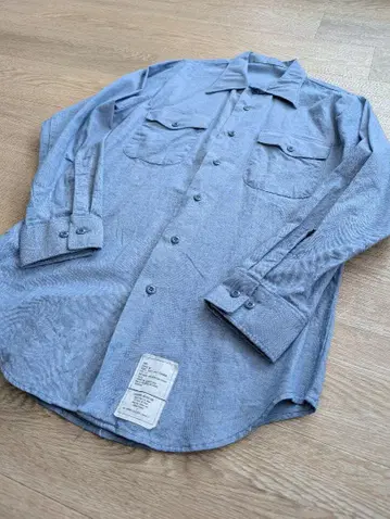 빈티지 샴브레이 셔츠