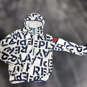 REPLAY 나일론 자켓 화이트/네이비