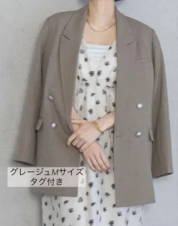택 포함 A part by LNT 서지 테일러드 자켓 그레이지 M