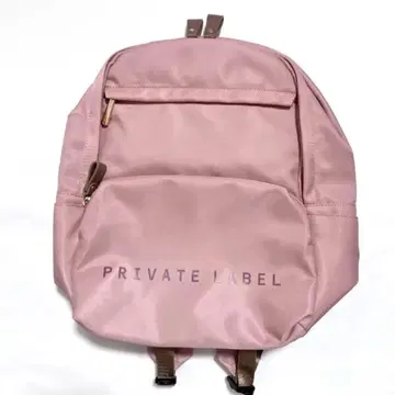 새상품 PRIVATE LABEL 프라이빗 라벨 백팩 핑크