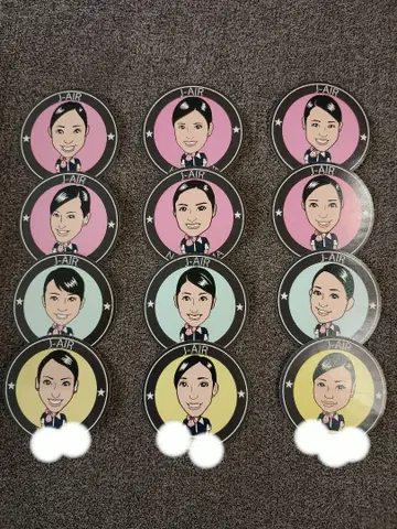 J-AIR JAL 승무원 닮은꼴 씰