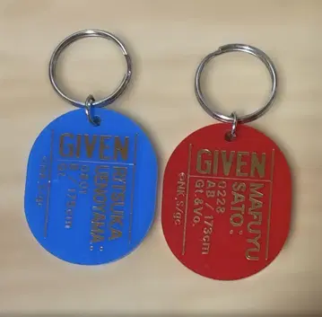 기븐전 오벌 키링 컬렉션 릿카 마후유