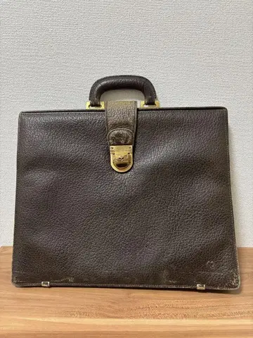 다크 브라운 가죽 비즈니스 백
