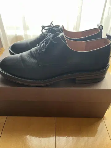 BUTTERO 블랙 레이스업 슈즈 39
