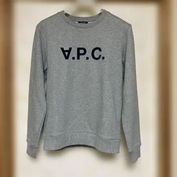 A.P.C. 그레이 맨투맨 트레이닝복