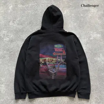 [ Challenger ] 챌린저 후드티 HEVEN'S DOOR 블랙