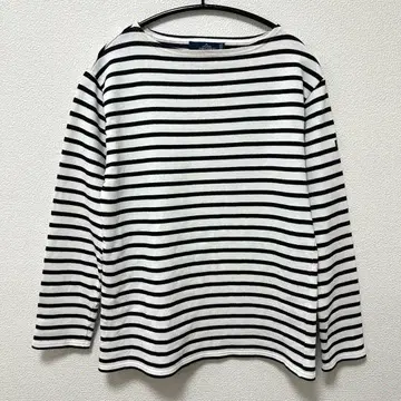 SAINT JAMES 웨쌍 긴팔 보더 T1 화이트 블랙